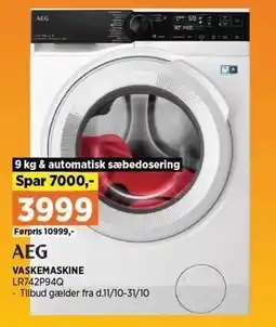 Power VASKEMASKINE tilbud