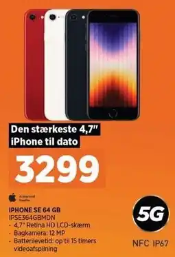 Power IPHONE SE 64 GB tilbud