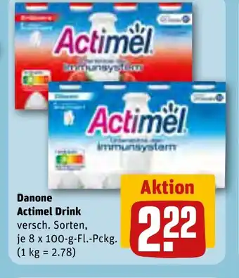 REWE Danone Actimel Drink tilbud