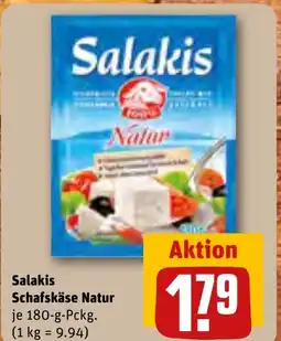 REWE DE Salakis Schafskäse Natur tilbud