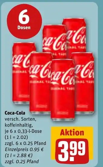 REWE COCA- COLA tilbud