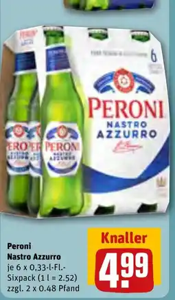 REWE DE PERONI Nastro Azzurro tilbud