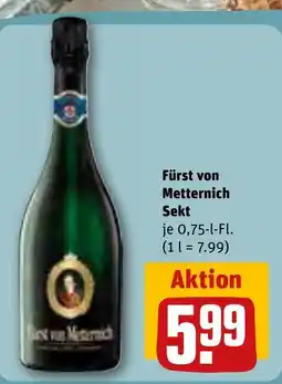 REWE DE Fürst von Metternich Sekt tilbud