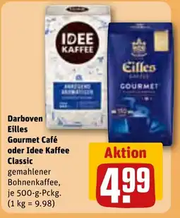 REWE DE Darboven Eilles Gourmet Café oder Idee Kaffee Classic tilbud