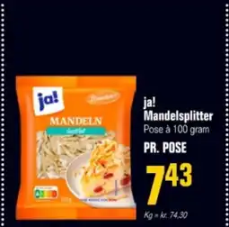 Poetzsch Padborg Ja! Mandelsplitter tilbud