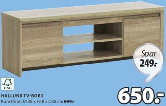 JYSK Hallund TV-Bord tilbud