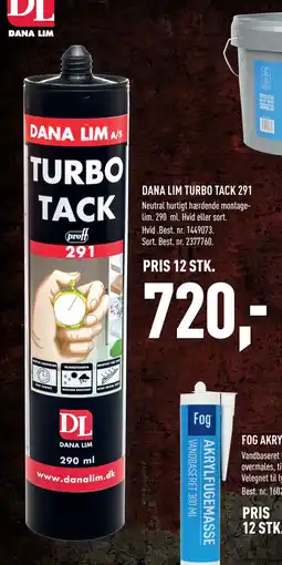 DANA LIM TURBO TACK 291