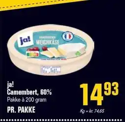 Poetzsch Padborg ja! Camembert, 60% tilbud