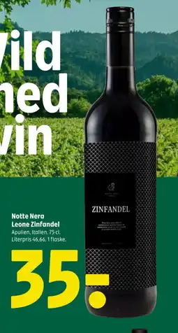 Coop 365 Notte Nera Leone Zinfandel tilbud