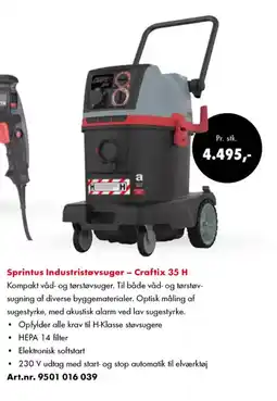 Würth Sprintus Industristøvsuger - Craftix 35 H tilbud