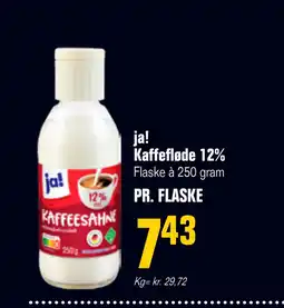 Poetzsch Padborg ja! Kaffefløde 12% tilbud