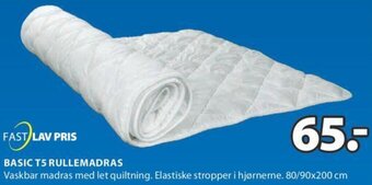 JYSK Basic T5 Rullemadras tilbud