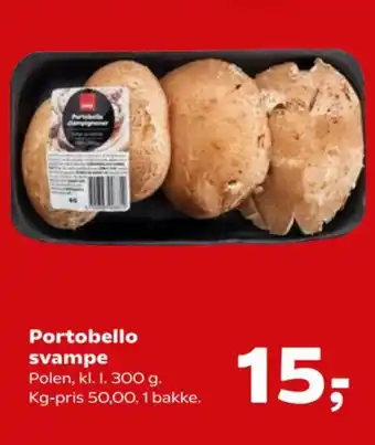 Kvickly Portobello svampe tilbud