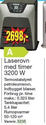 Harald Nyborg Laserovn med timer 3200 W tilbud
