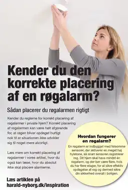 Harald Nyborg Kender du den korrekte placering af en røgalarm? tilbud