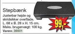 Harald Nyborg Stepbænk tilbud