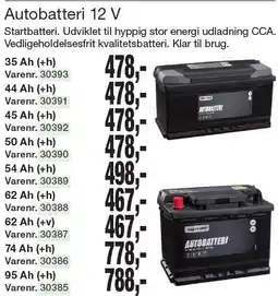 Harald Nyborg Autobatteri 12 V tilbud