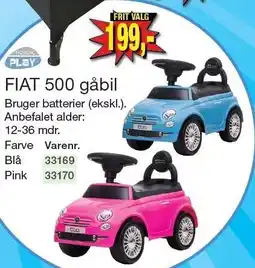 Harald Nyborg FIAT 500 gåbil tilbud