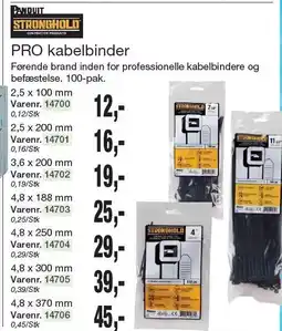Harald Nyborg PRO kabelbinder tilbud