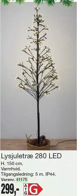 Harald Nyborg Lysjuletræ 280 LED tilbud