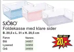 Harald Nyborg Foldekasse med klare sider tilbud