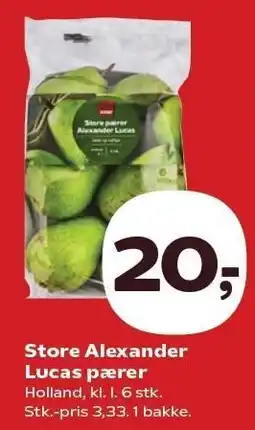 SuperBrugsen Store Alexander Lucas pærer tilbud