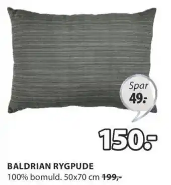 JYSK Baldrian Rygpude tilbud
