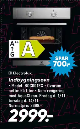 Bilka Indbygningsovn tilbud