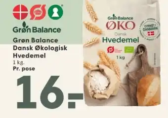 SPAR Grøn Balance Dansk Økologisk Hvedemel tilbud