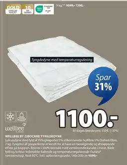 JYSK WELLBEE BY ZIBOCARE TYNGDEDYNE tilbud