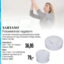 Harald Nyborg Fotoelektrisk røgalarm tilbud