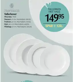 Kop & Kande Tallerkener tilbud