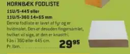 Hornbæk fodliste