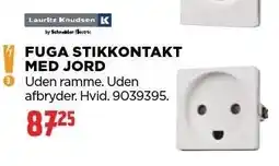 jem & fix FUGA STIKKONTAKT MED JORD tilbud