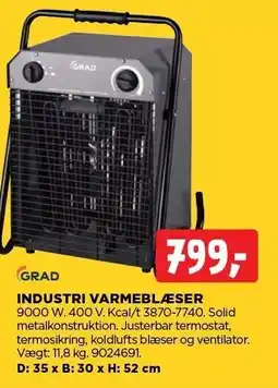 jem & fix Industri varmeblæser tilbud