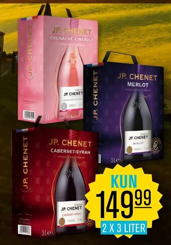 Jp. chenet bib rødvin hvidvin rosé