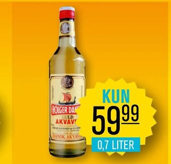 Priss holger danske guld akvavit tilbud