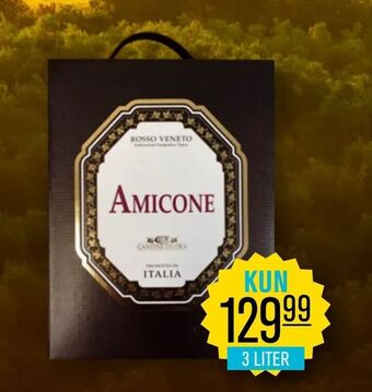 Amicone bib rødvin