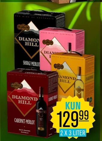 Diamond hill bib rødvin hvidvin rosé