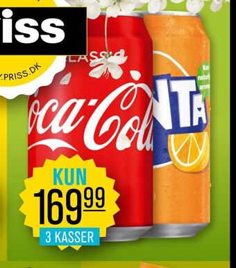 Priss Coca cola fanta sport tilbud