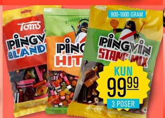 Toms pingvin blanding hitmix