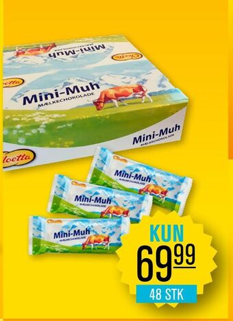 Priss mini-muh chokolade tilbud