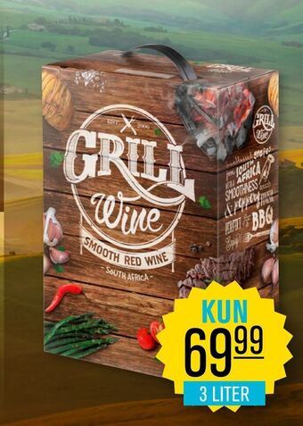 Grill wine bib rødvin