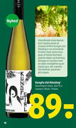 KungFu Girl Riesling