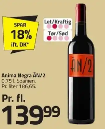 Fleggaard Anima Negra AN/2 tilbud