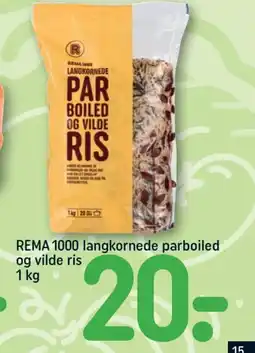REMA 1000 REMA 1000 langkornede parboiled og vilde ris tilbud