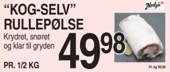ABC Lavpris "kog-selv” rullepølse tilbud