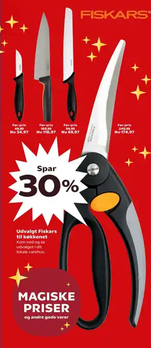 Kvickly Udvalgt Fiskars til køkkenet tilbud