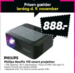 Bilka Philips NeoPix 110 smart projektor tilbud