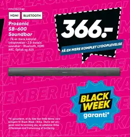 Bilka Prosonic SB-600 Soundbar tilbud